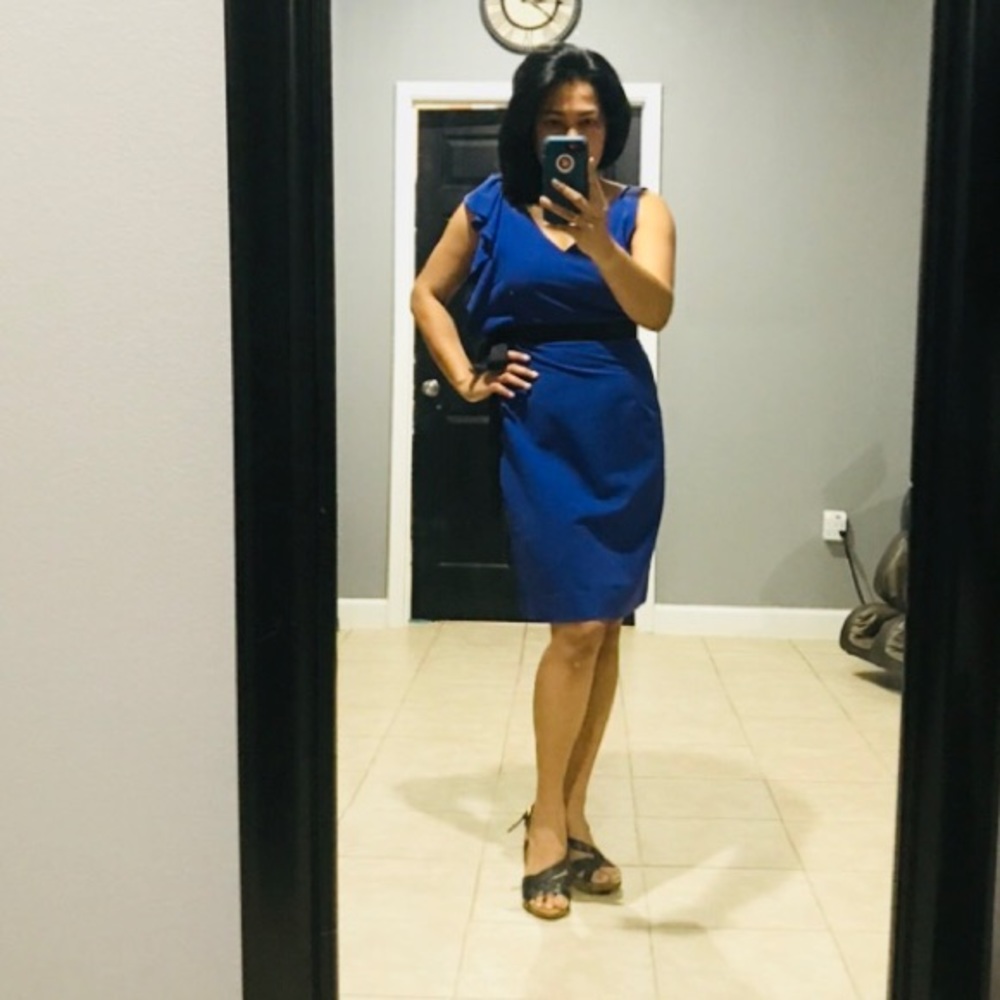 Blue dresses